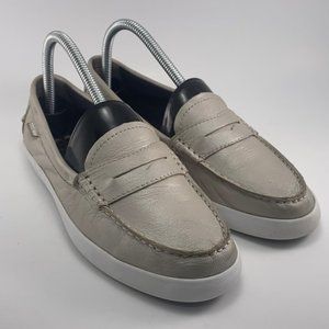 Cole Haan Grand.OS Nantucket Penny Loafer Argento/Metallic W11061 Women's Size 8